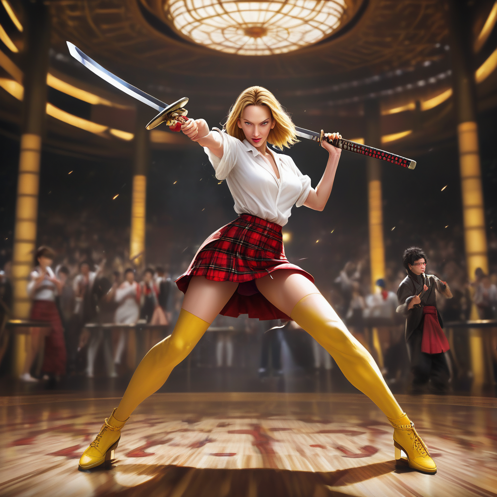 Start & Fight in Pulp Fiction
