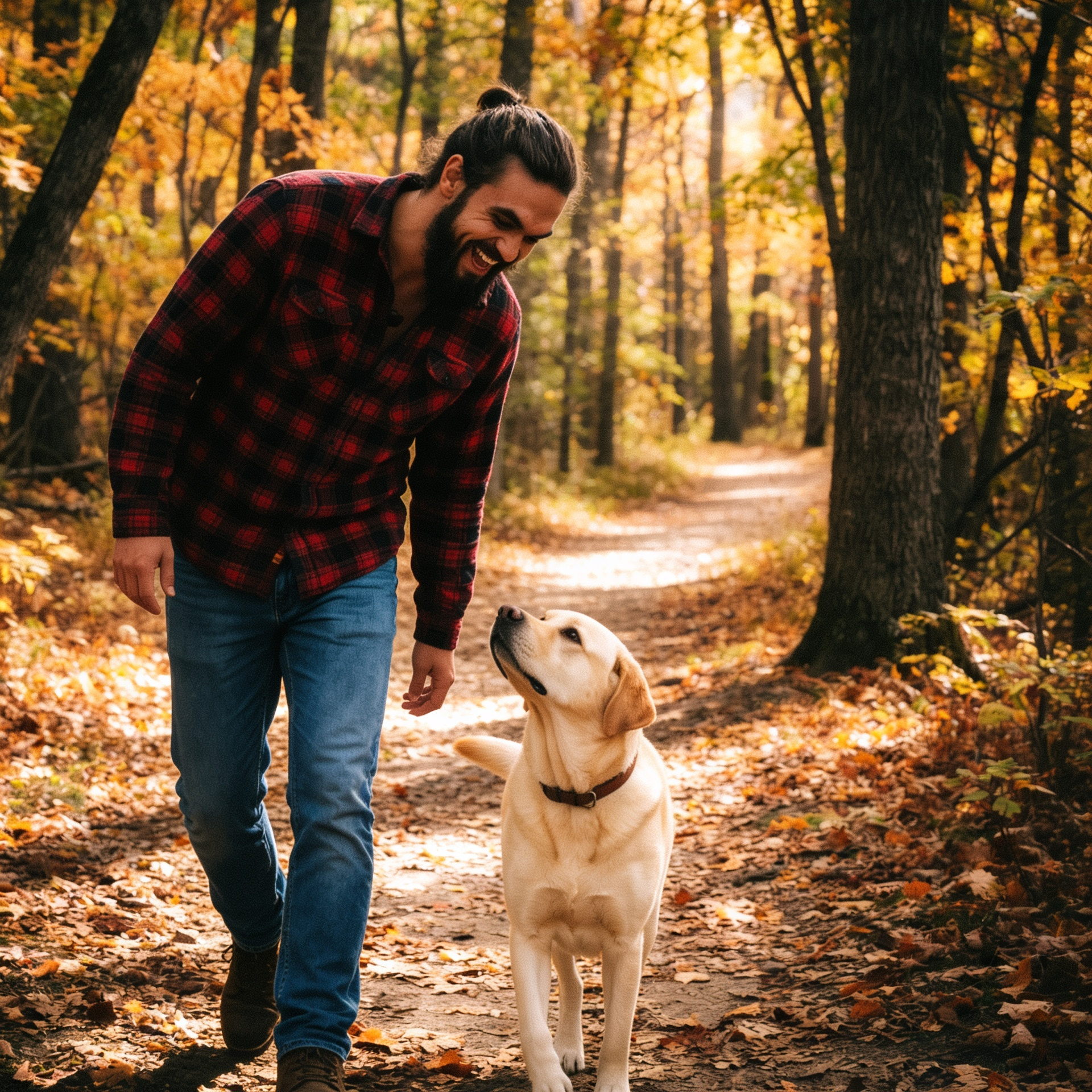 Trail Walk with Dog